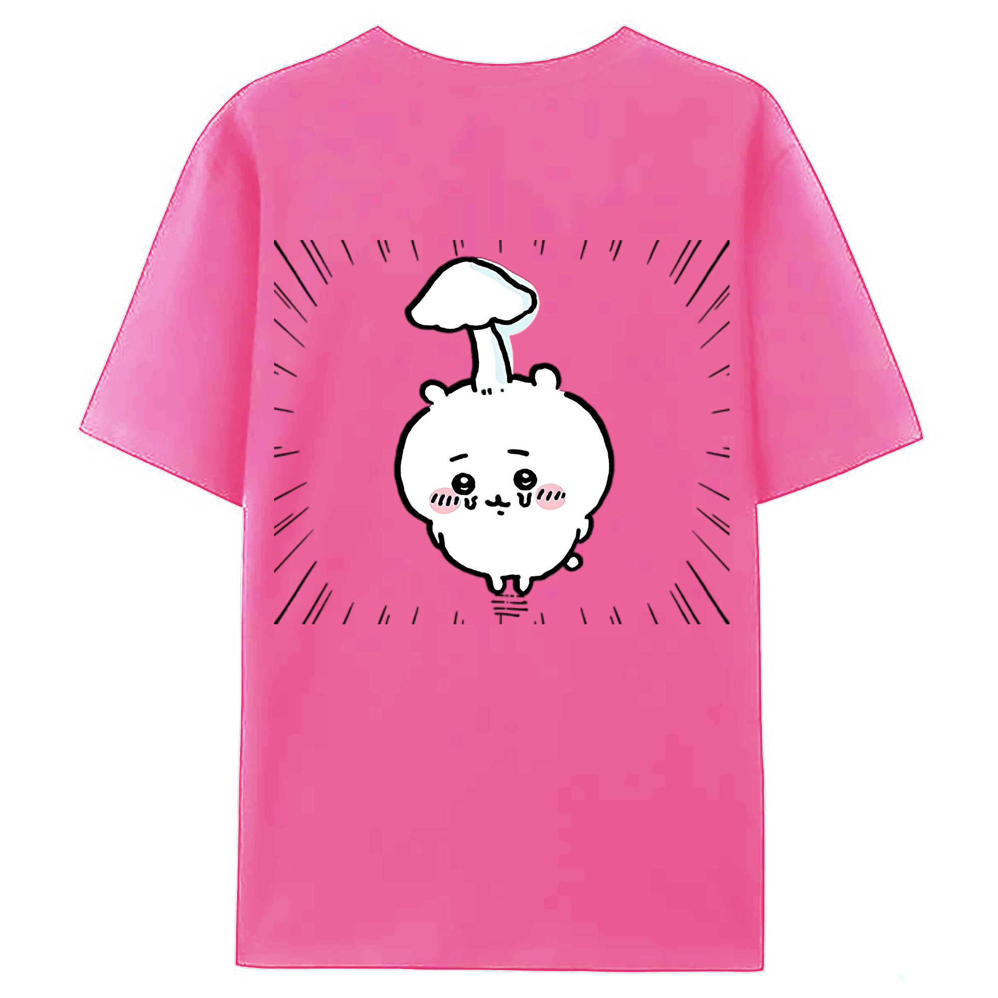 （画像用） ちいかわ ちいかわ Chii-kawa chiikawa レディース半袖Tシャツ(バックプリント)